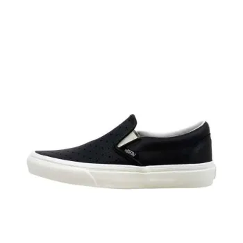 Vans Classic Slip On Leather Perforated Black