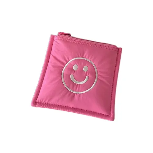 ALOENEY Polyester Menstrual Cup Storage Bag, Makeup Bag Regular Women's Rose Red/Taro Purple/Lake Blue/Yellow Green