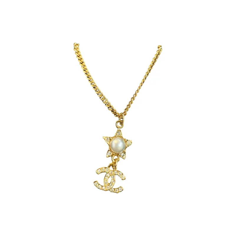 CHANEL Metal Necklaces Women's Gold-0