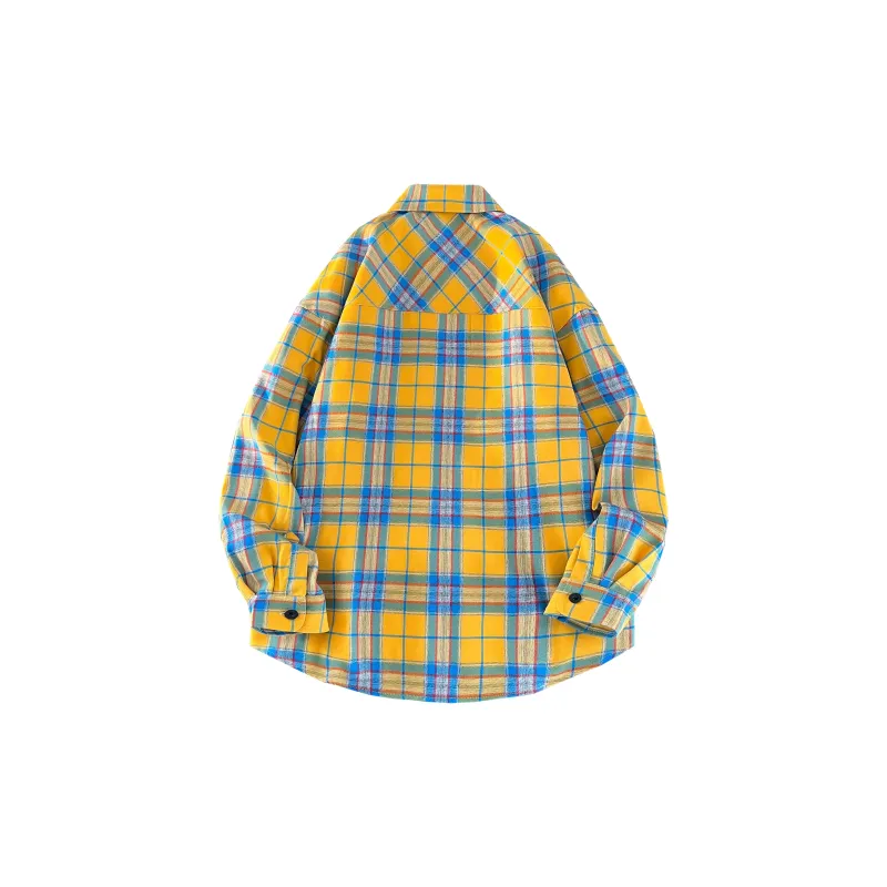 GNOMESHGH Shirt Unisex Black Plaid-3