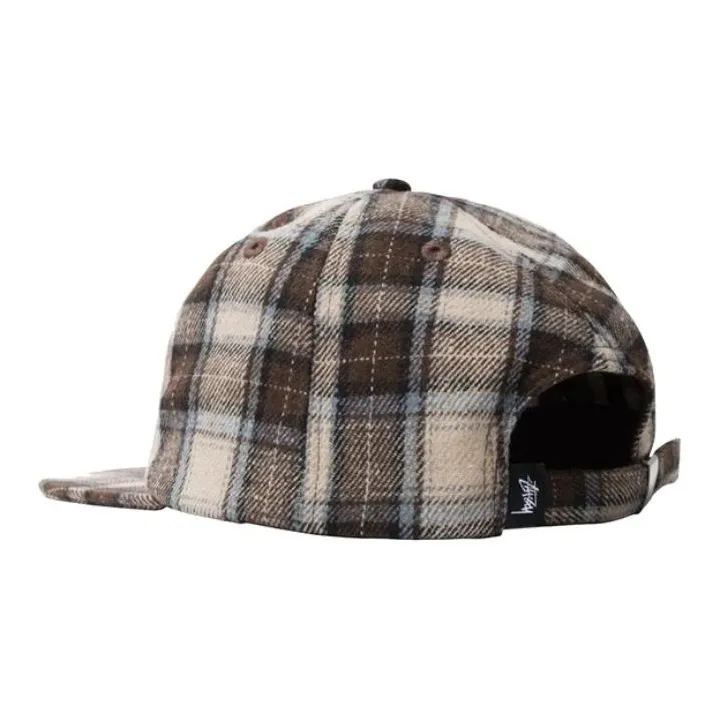 Stussy Flannel Plaid Stock Strapback-1