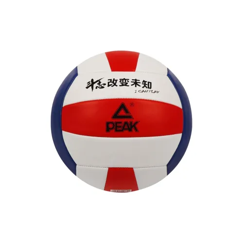 PEAK PVC Size 5 Ball Volleyball Unisex Blue Red White