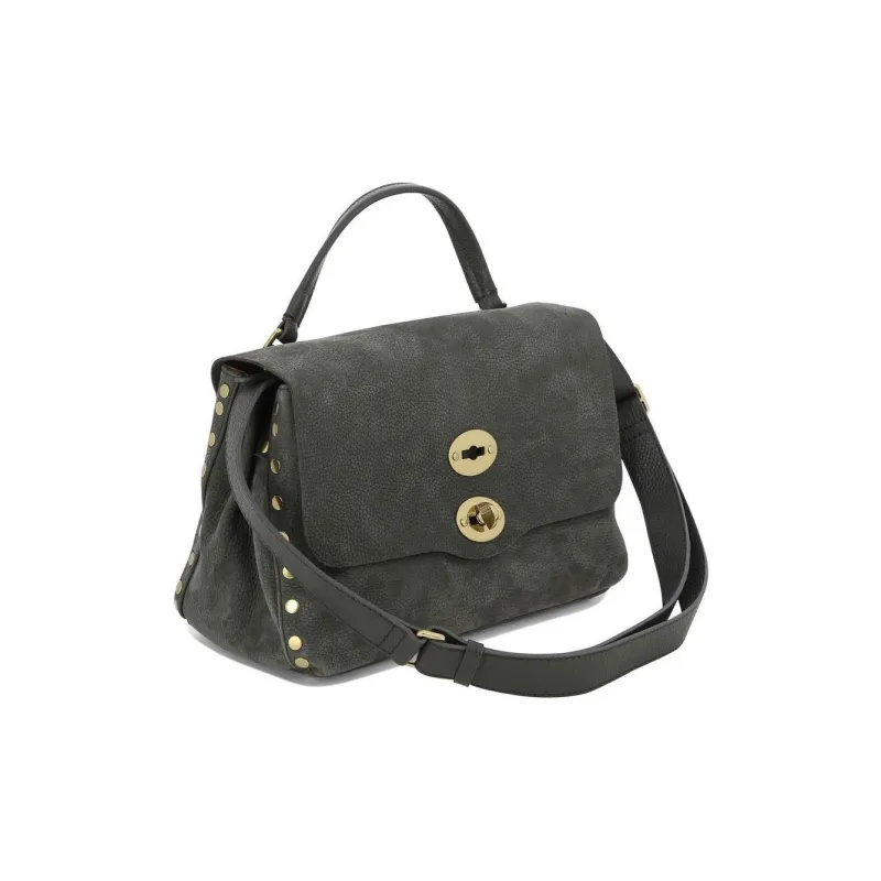 Zanellato Leather Crossbody Handbag Women's Gray-1