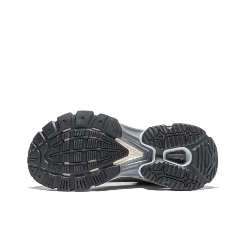 LiNing Furious Rider BOW Cushioning Wear Resistant Low Top Running Shoes Men's Gray Blue-3