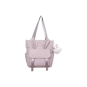 FAMAN Nylon Fabric Shoulder Bag Women's