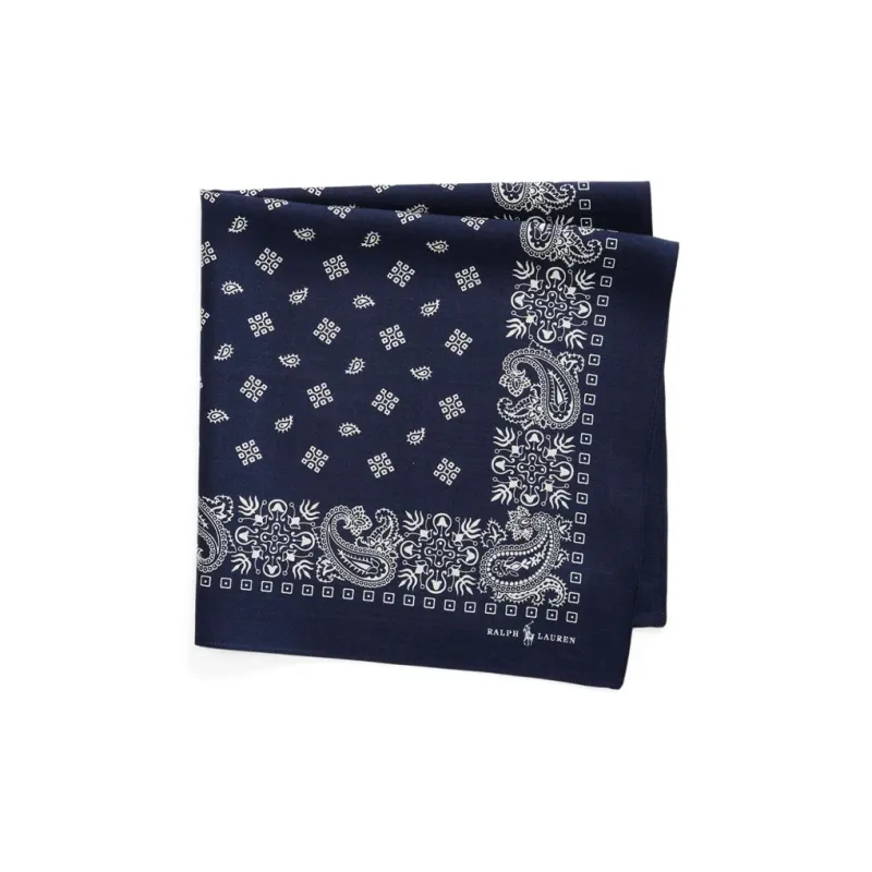 Polo Ralph Lauren Paisley-print Square-shape Scarf-1