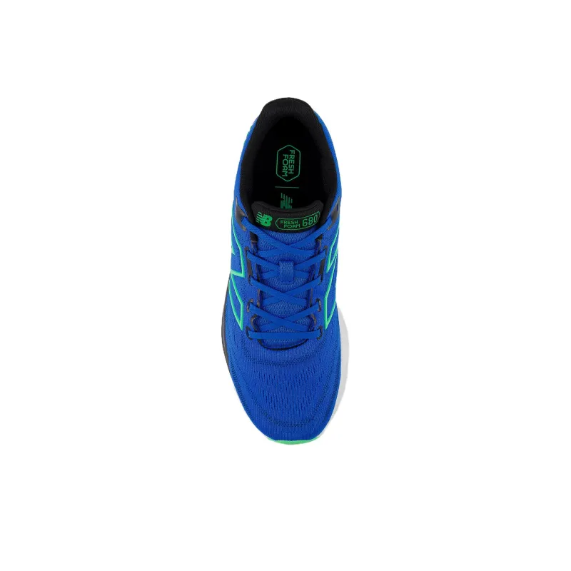 New Balance Fresh Foam 680v8 Blue Oasis Lime Leaf Black-2