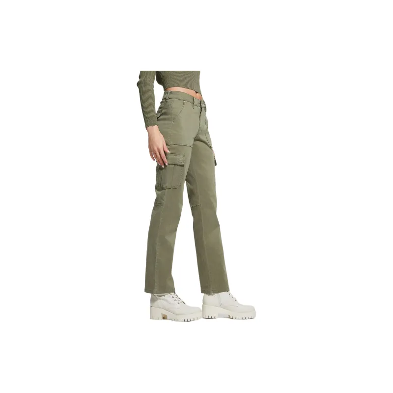 GUESS Eco Sexy Cargo Pants Cargo Pants Women's Grass Green-2