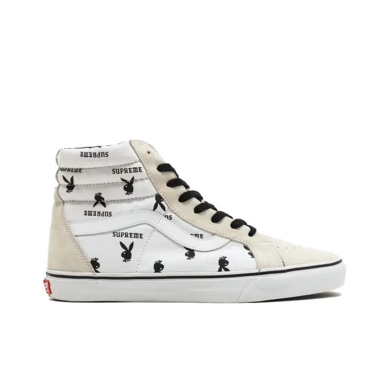 Vans Supreme X Playboy X Sk8-Hi Reissue Pro 'White'-1