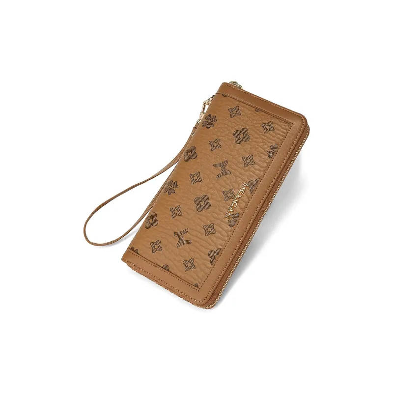 MEXICAN Polyvinyl Chloride PVC Synthetic Wallet, Card Holder, Coin Purse, Clutch Regular Women's Brown-2