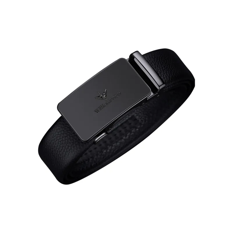WilliamPOLO Cow Leather Belts Men's Width 3.5CM-2