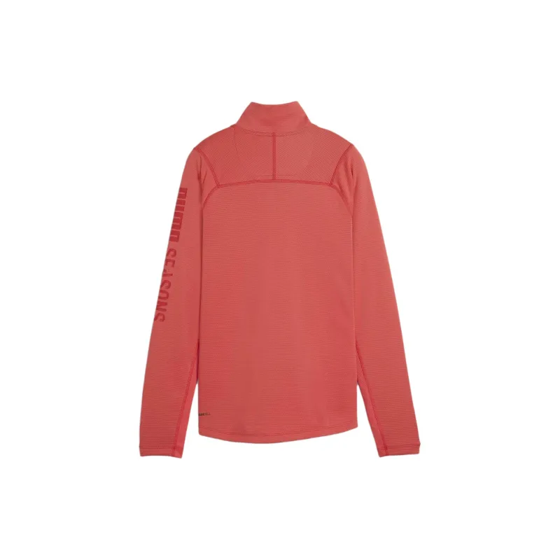 PUMA SEASONS Long Sleeve Women's Running Shirt Jackets Coats Women's Active Red-1