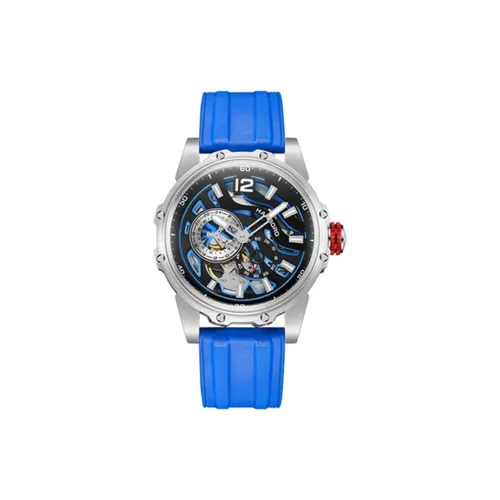 HANBORO Hollow Series Automatic Mechanical Movement Watch Men's Watches Cut Out Dial HBR88853 BLL