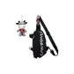 Black Bag+Cute Cow Pendant