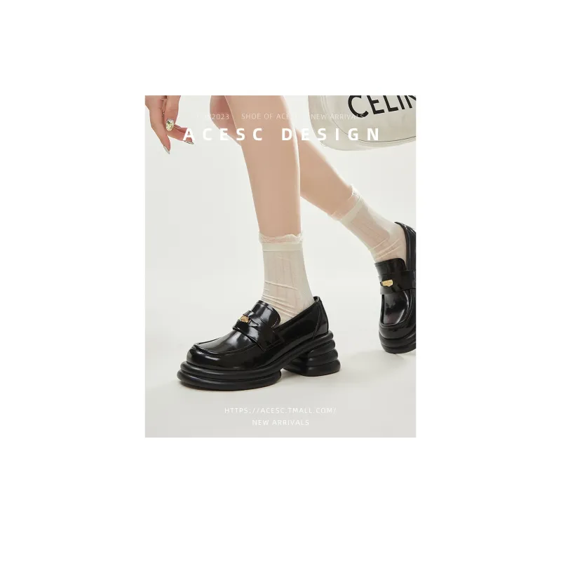 ACESC Loafers 6.5cm Women's Black-3