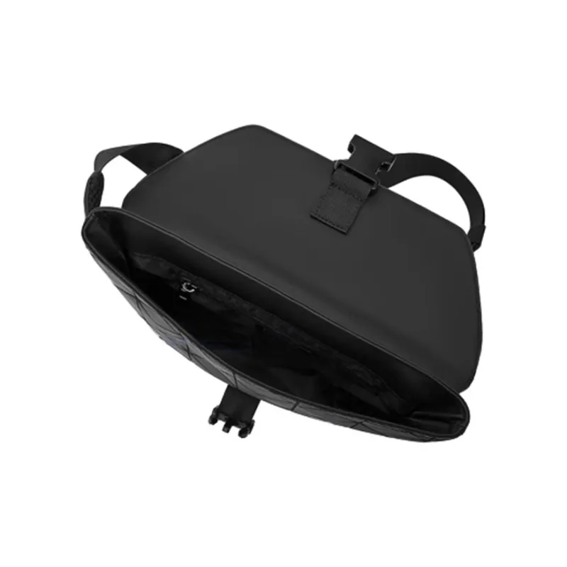 FAIRWHALE Synthetic Leather Envelope Bag, Crossbody Bag, Shoulder Bag Regular Men's Black-2