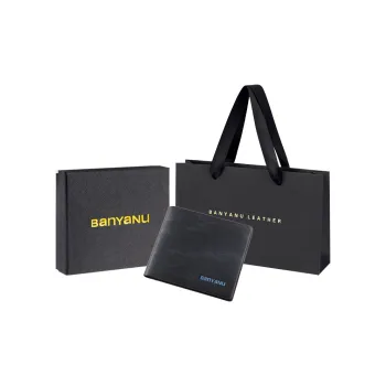 Banyanu Cow Leather Wallets Card Holders Regular Men's