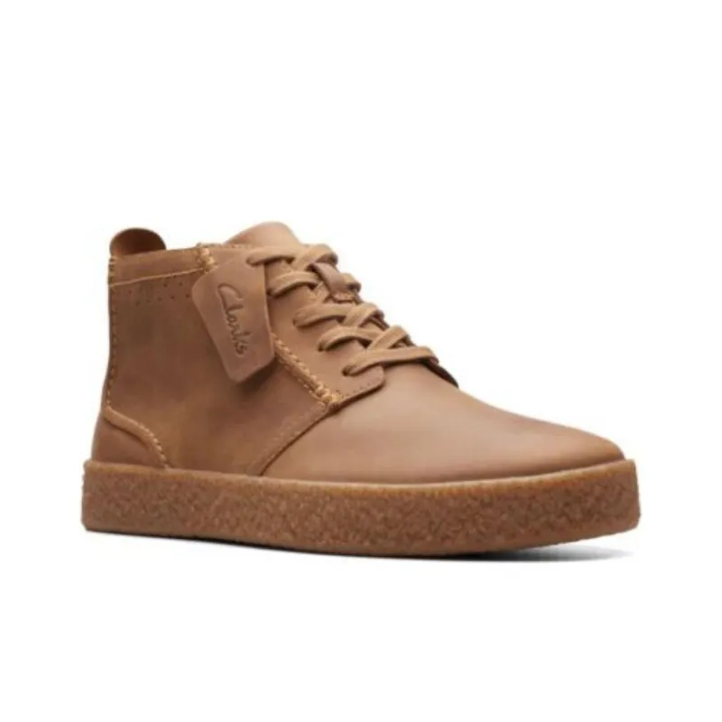 Clarks Mid Top Skateboard Shoes Men's Dark Umber-1