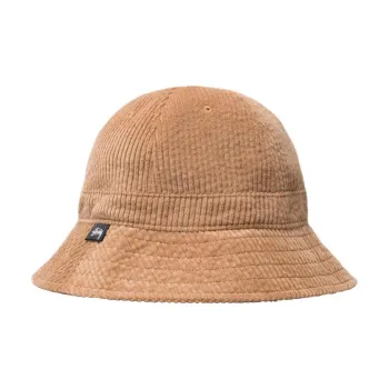 Stussy Corduroy Bucket Hats Unisex Brown
