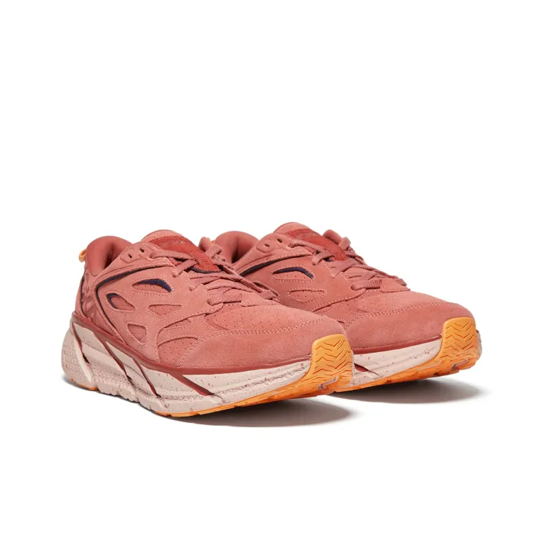 HOKA ONE ONE Cushioning Low Top Running Shoes Men's Brick Red-2