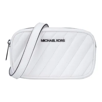 MICHAEL KORS Rose Artificial Leather Fanny Pack Women's White