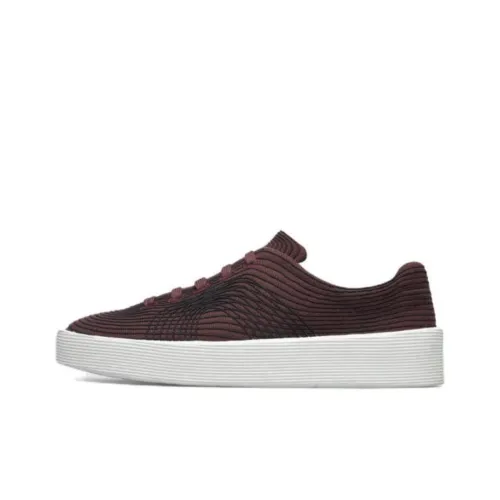 CAMPER Skateboard Shoes Women's Low-Top Burgundy