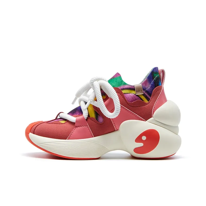 U.IN Painted Travel Shoes Bilbao A1 & A2 Artistic Collection Chunky Sneakers Women's-40