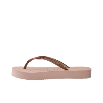 Havaianas Slim Flatform Shine Stylish Sandals Women's Ballet Roses
