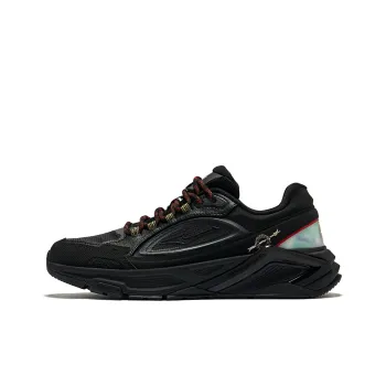 Erke Sky Emperor 1.0 Wear-Resistant Coverage Low-Top Casual Shoes Men's Jet Black Carbon Gray