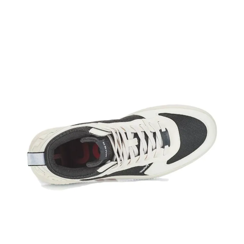 HUGO BOSS High Top Skateboard Shoes Men's Black White-3