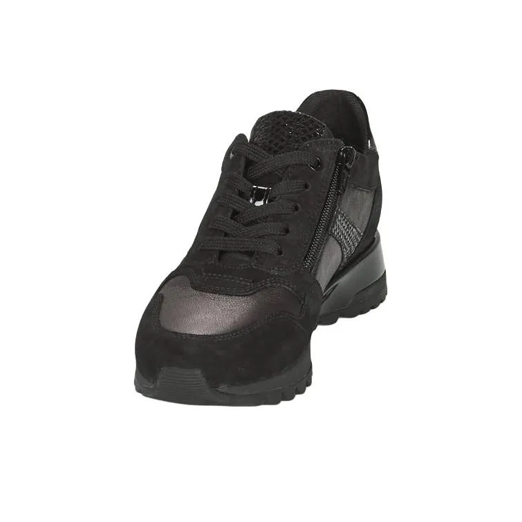 GEOX Low Top Casual Shoes Women's Black-2