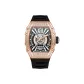 HBR993-Rose Case Black Strap