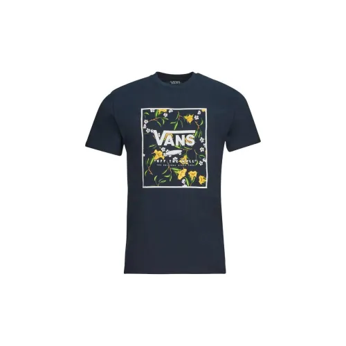 Vans CLASSIC PRINT BOX T-Shirts Men Marine Blue