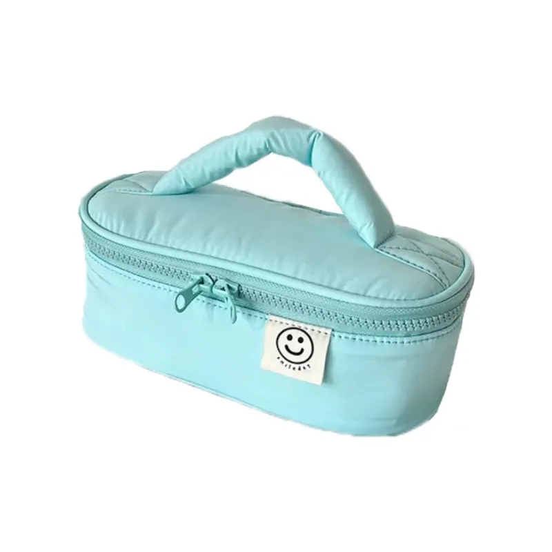 ALOENEY Polyester Portable Travel Storage Bag Women's Rose Red/Lake Blue/Taro Purple/Yellow Green-5