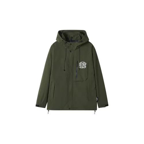 WOLF CODE Jackets Unisex Army Green