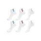 2 White Gray+2 White Red+2 White Blue[Plain Weave Style]