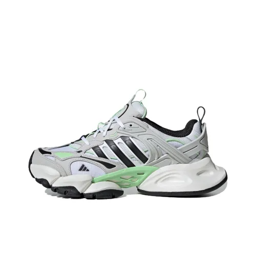 Adidas XLG RUNNER DELUXE Running Shoes Unisex Low-Top Gray Black Green