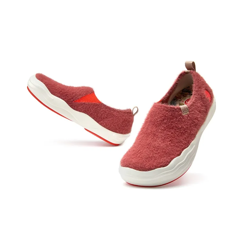 U.IN Painted Travel Shoes Toledo 8 Year Of The Dragon Red Collection Casual Shoes Women's-3