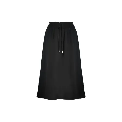 Little pull Casual Long Skirts Women's Black