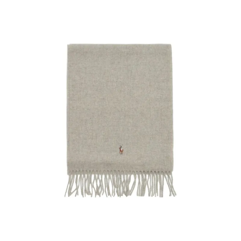 Polo Ralph Lauren Knit Scarves Men's Light Gray-0