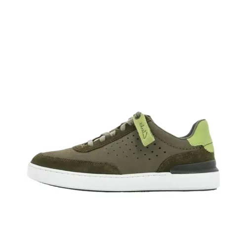 Clarks Low Top Skateboard Shoes Men's Green