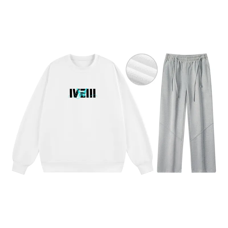 IVEIII Sweatshirt Sets Unisex-25