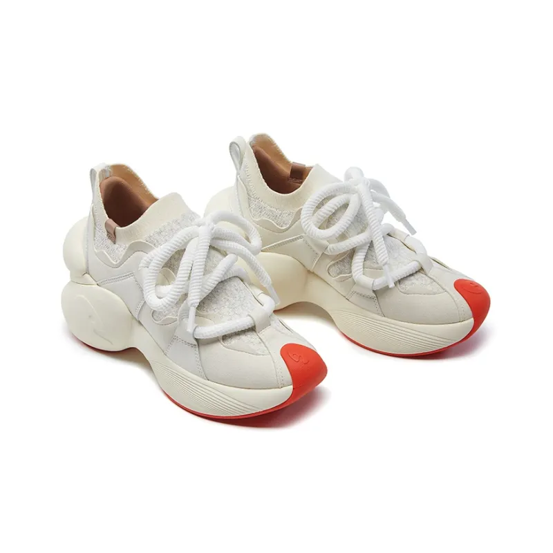 U.IN Painted Travel Shoes Bilbao A1 & A2 Artistic Collection Chunky Sneakers Women's-65