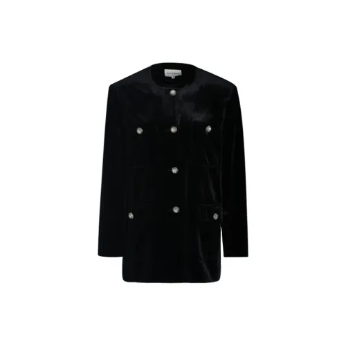 Little pull Velvet Jackets Women's Black