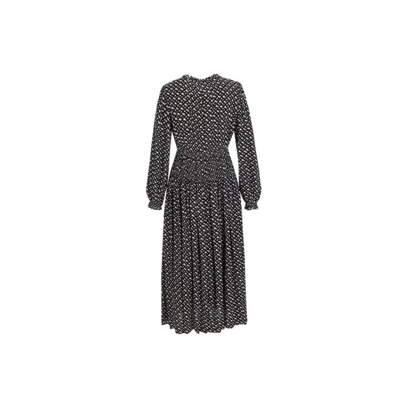 HUGO BOSS Long Sleeved Dresses Women's Black-1