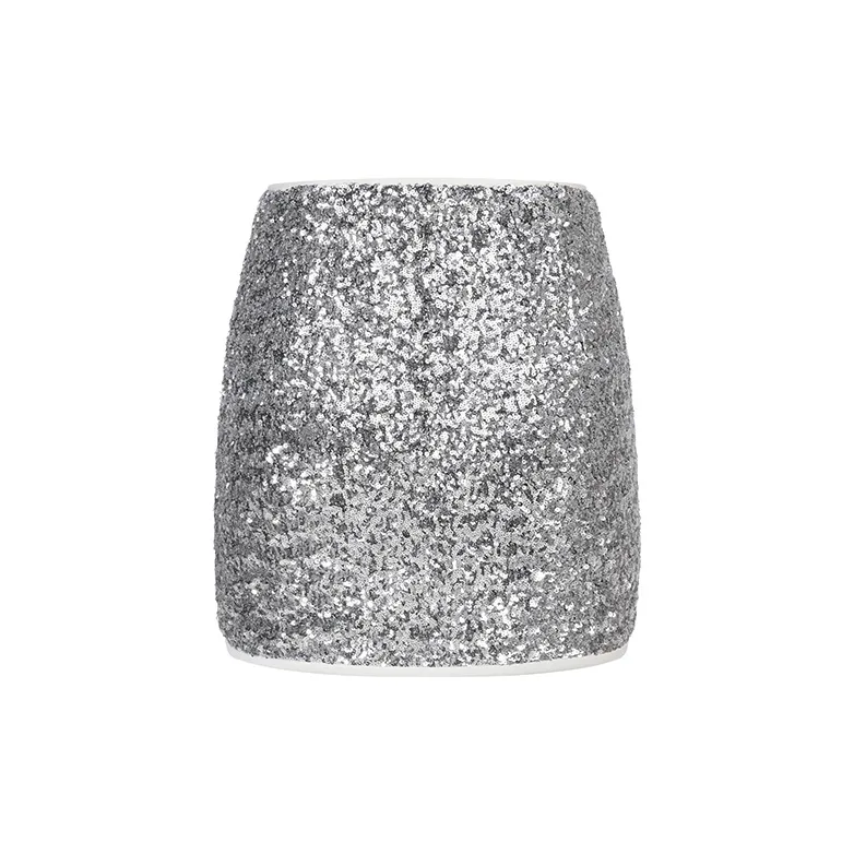 HERLIAN Casual Short Skirts Women's Silver-1