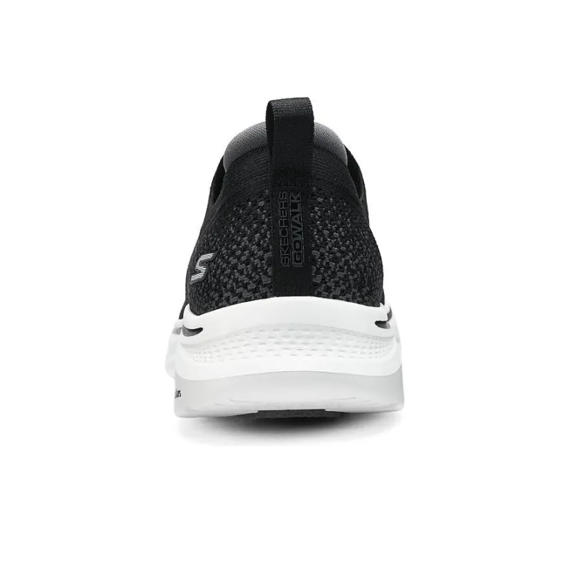 Skechers GO WALK 7 Cushioned Wear Resistant Breathable Moisture Wicking Lightweight Low Top Casual Shoes Men's Black-3