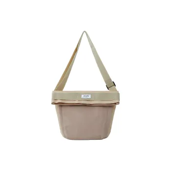 Anello Polyester Portable Crossbody Bag Shoulder Bag Mini Women's Light Brown