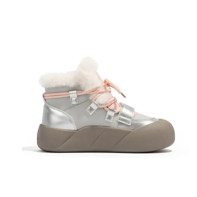RENBEN Warm Height Increasing High-Top Casual Shoes Women's-1