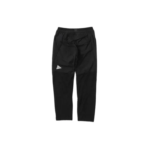 And Wander Casual Pants Men Black